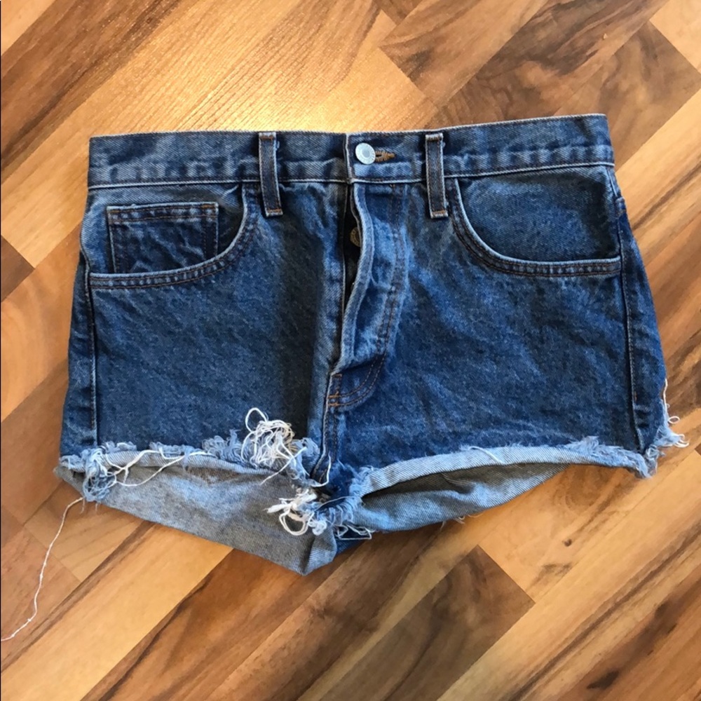 Daisy duke jean shorts - blue
